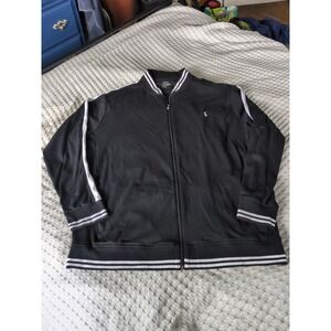 Polo Ralph Lauren Interlock Performance‎ Track Jacket Full Zip Sz XXLT Black